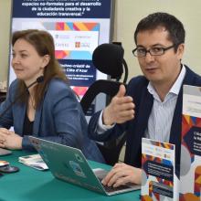 Investigadores Jorge Carlos Sanabria Zepeda e Inna Artemova, miembros del cuerpo académico Creatividad, Innovación y Emprendimiento