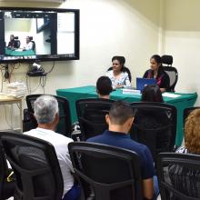 Asistentes a la charla