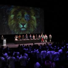 Ceremonía de bienvenida a estudiantes de intercambio