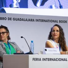 Dolors Reig, Profesora de la Universidad de Barcelona  y Nadia Mireles, Directora Plai 