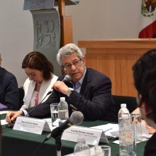 Mauricio Merino Huerta, coordinador general del PIRC durante la presentación