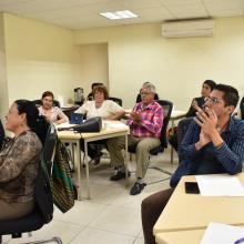 Asistentes durante el taller