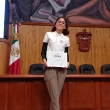 Halibeth Nasstasia Alvarez estudiante beneficiada