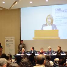 Miembros del presidium en la inauguración del Encuentro