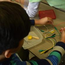 Participantes en la actividad de Familias científicas 