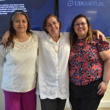 Lourdes Gamboa, Carmen Villoro y Carmen Valenzuela