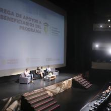 Presídium durante el evento