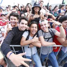 Jóvenes disfrutado el festejo de la Red UdeG