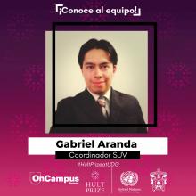 Gabriel Aranda González, estudiante