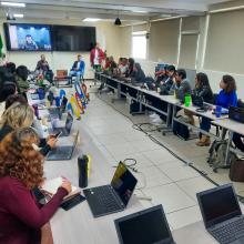 Docentes durante la capacitación de Google 