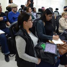 Publico asistente a la charla