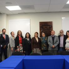 Foto de los evaluadores del Consejo de Acreditación en Ciencias Administrativas, Contables y Afines A.C. y Directivos UDGVirtual