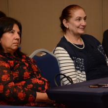 Autoras de dos de las publicaciones presentadas en el Encuentro Internacional de Educación a Distancia