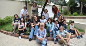 Participantes en la actividad de Familias científicas 