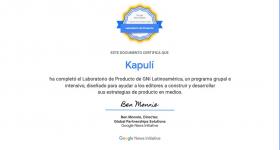 Certificado obtenido